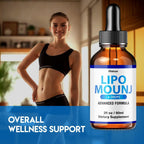 LipoMounj Gotas, LipoMount Mounj Drops Liquid Supplement Support Official Advanced Formula, Lipos Mount Mounjaro Premium Blend Maximum Strength All-Natural Ingredients, LipoMoun Mouj Liquido (2oz)