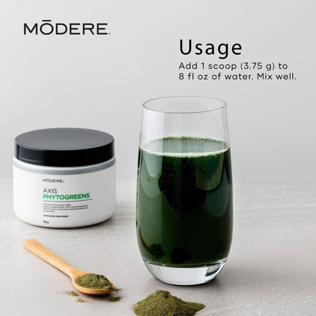 Modere - PHYTOGREEN Powder - Daily Greens Wellness Formula - 135g Canister
