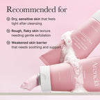 ARENCIA Rosehip Rice Cake Cleanser, pH Balancing Face Wash with Ceramide for Sensitive Skin, 5.29 oz