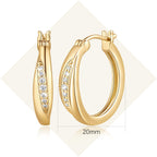 vuiikhir 14K Gold Earrings for Women 14K Gold Hoop Earrings for Women
