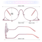 JOOX Makeup Reading Glasses for Women Large Magnifying Cosmetic Readers Make Up Eyeglasses +3.5