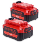 Upgraded 6.0Ah 20V Lithium Replacement Battery Compatible with Craftsman V20 Series Cordless Outdoor Tools, Compatible with Craftsman CMCB206, CMCB204, CMCB202 20 Volt MAX V20 Batteries, 2-Pack