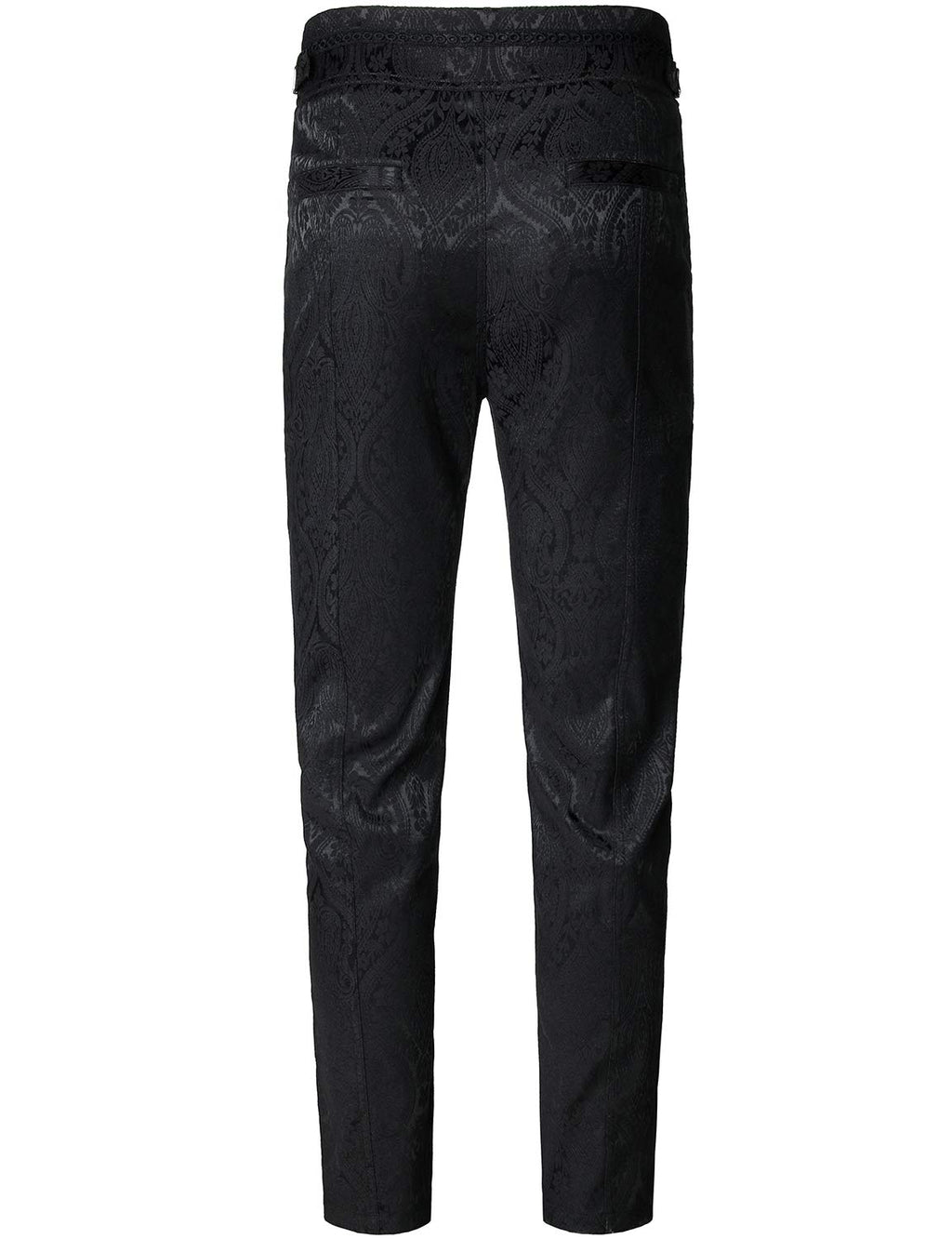 VATPAVE Mens Gothic Pants Costume Steampunk Victorian Pants XL Black