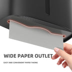 Bertreno Commercial Paper Towel Dispenser Wall Mount Paper Towel Holder Large Capacity C Fold Hand Towel Dispenser Bathroom Tissue Dispenser (Black)