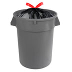 Amazon Basics Multipurpose Drawstring Trash Bags, 30 Gallon Capacity, Tear Resistant, 50 Count (Previously Solimo)