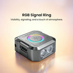 sofirn SE1 Mini Keychain Flashlight, 300LM Rechargeable EDC Light UV RGB