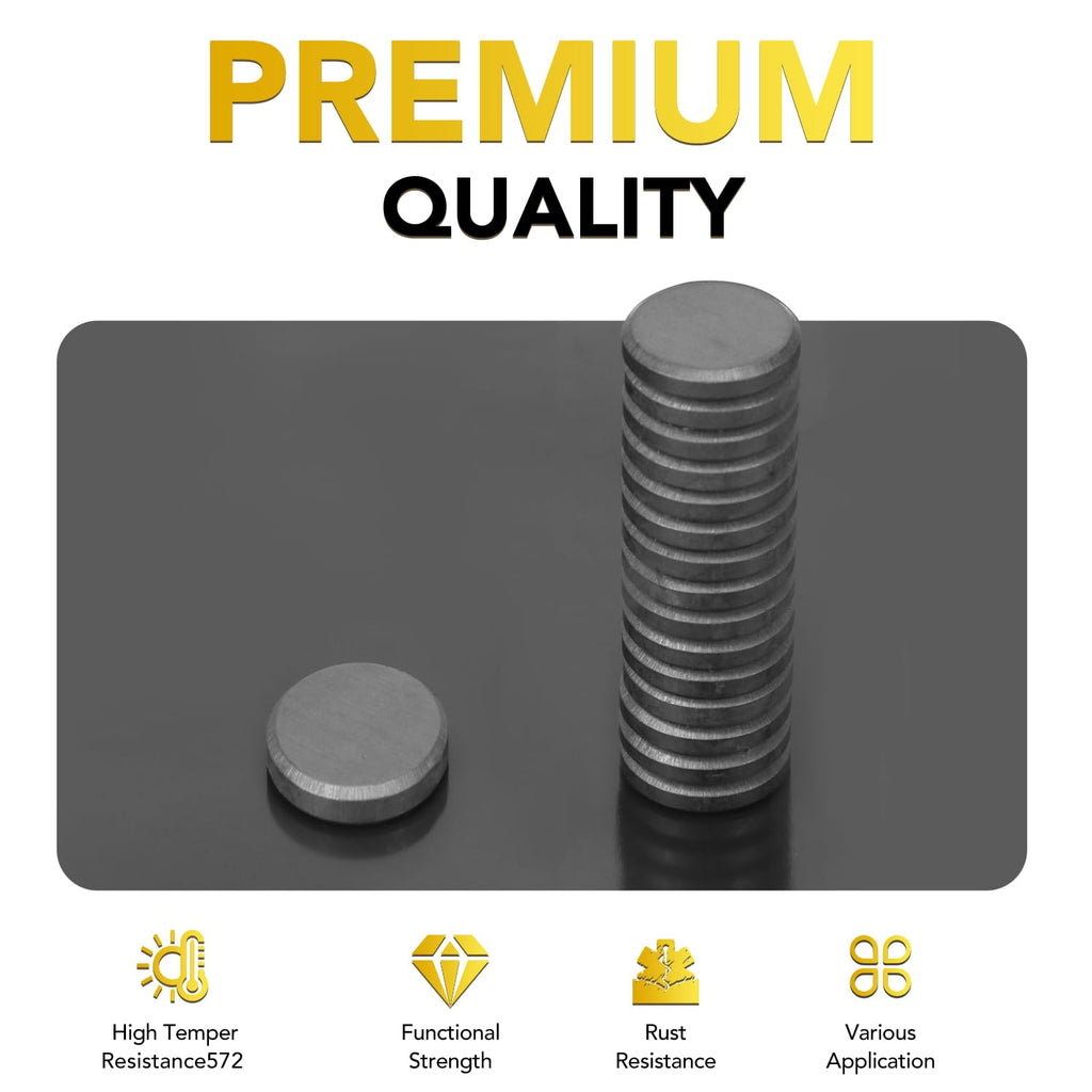 DIYMAG Strong Adhesive Magnets,70pcs 0.6x0.12in Fridge Refrigerator Magnet