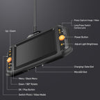 Teslong Dual Lens Endoscope with Light, Mechanic Borescope Inspection Camera, Fiber Optic Scope, Flexible Snake Probe for Automotive, HVAC, Wall & Home Inspections (16.5FT)