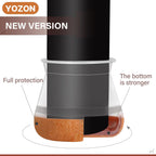 YOZON Chair Leg Floor Protectors for Hardwood Floors Felt Furniture Pads Silicone Caps 32 Pack Anti-Scratch Reduce Noise Clear Round Medium Fit 3/4" to 1-3/16" (19-30mm)