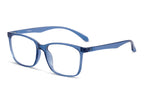 ANRRI Blue Light Blocking Glasses, Anti Eyestrain Lens Lightweight Frame Eyeglasses, Blue, Men/Women