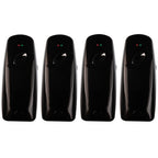 Automatic Air Freshener Spray Dispenser (4-Pack) Wall Mounted or Free Standing, Commercial and Home Use, Multiple Time Scent/Mist Release Settings for Room/Bathroom Sprayer (Black)