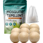 AJOQFKTD Mosquito Repellent Outdoor Patio, Mosquito Repellent Balls, Mosquito Repellent for Room, Mosquito Repellent Indoor, Mosquito Deterrent for Yard, Covers 120 Sq Ft, 60 Days Protection, 8 Packs