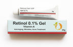 Retinol Gel 0.1 Vitamin A Repairs Fine Lines & Wrinkles, Scar Treatment, Age and Sun Spots, Anti-Aging Formula Gel 20 Grams