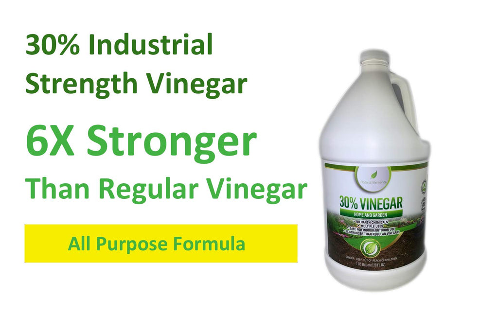 Natural Elements 30% Vinegar | (4) 1 Gallon Pack | Home and Garden Vinegar