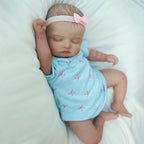 Realistic Reborn Baby Dolls - 18 inch Rosalie Newborn Baby Sleeping Girl, Cloth Body Poseable Real Life Baby Dolls Birthday Gift for Kids Age 3+…