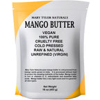 Mary Tylor Naturals Mango Butter 1 lb Cold Pressed, Unrefined,Raw Pure Mango Butter —