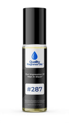 Quality Fragrance Oils' Man in Black by Bvl. Impression #287 | Long-Lasting Perfume Oil, Alcohol-Free, Strong Scent, 10ml Roll-On | Affordable Alternative to Designer Fragrances