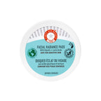 First Aid Beauty - Facial Radiance Pads with Glycolic & Lactic Acids, Daily Exfoliating Pads with AHA, Visibly Smaller Pores, Help Tone & Brighten Skin, One-Step Makeup Prep, Compostable, 28