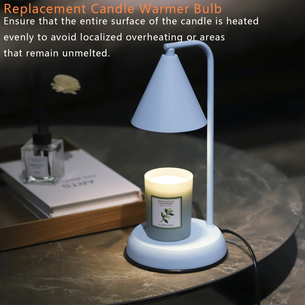 BOGAO Halogen Bulb 50 Watt GU10 120V NP5 Replacement Bulb for Candle Warmer, Scent Wax Burner, Fragrance Melt, Warming Bulb JDR Dimmable, Warm White 2700K Pack of 4, GU10-50W-4