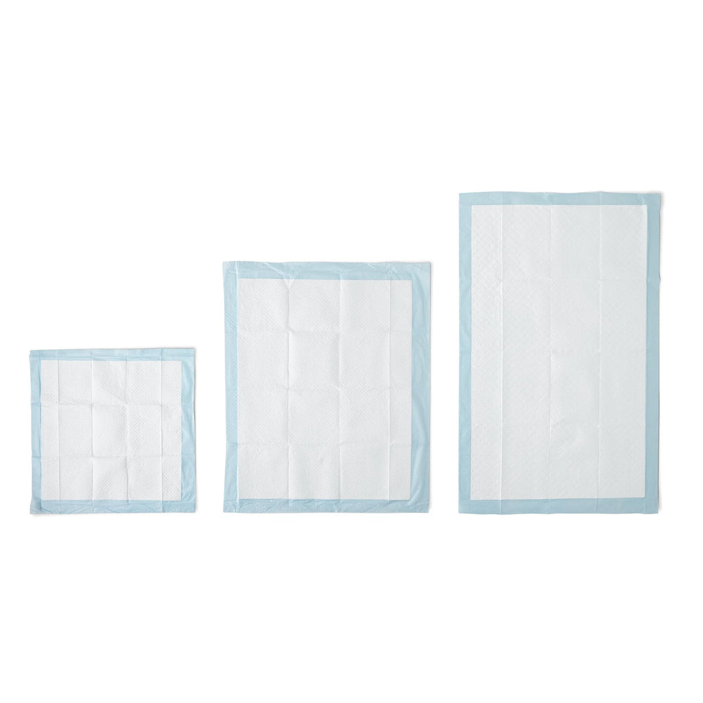Amazon Basics Leak-Proof Dog and Puppy Potty Training Pee Pads with Quick-Dry 5-Layer Design, Housebreaking, Standard Absorbency, X-Large, 28 x 34 Inch, Blue & White, 60-Pack