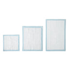 Amazon Basics Leak-Proof Dog and Puppy Potty Training Pee Pads with Quick-Dry 5-Layer Design, Housebreaking, Standard Absorbency, X-Large, 28 x 34 Inch, Blue & White, 60-Pack