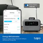 TP-Link 𝗧𝗮𝗽𝗼 Smart Plug Wi-Fi Mini, Energy Monitoring, Compatible with Alexa & Google Home & Samsung SmartThings, Timer, 15A/1800W Max, ETL Certified, 2.4G Wi-Fi Only, Tapo P115(4-Pack)