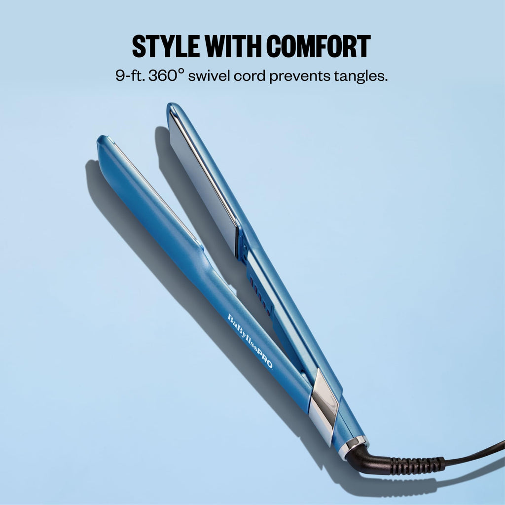BaBylissPRO The Ultra Sleek Flat Iron, Nano Titanium, 1.5"