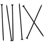 JEGONFRI 45PCS #10 × 5" Coarse Thread Black Drywall Screws, Wood Screws