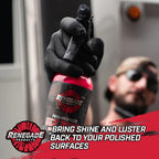 Renegade Products USA - EZ Red Sprayable Metal Polish & Cleaner for Chrome, Aluminum, and Stainless Steel | High-Gloss Shine & Protection | 24oz