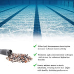 OBMAO Hot Tub Silver Ion Cartridge，Spa Mineral Sticks with 4 Months Lifetime Universal for Hot Tub, Keeps Spa Water Crystal Clear(Grey,2PCS)