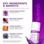 Isotonix OPC-3 Antioxidant Supplement - Pycnogenol, Grape Seed Extracts, Bilberry, Red Wine & Pine Bark Extracts - for Heart & Circulatory Support - Isotonic, Vegan, Gluten Free - 30 Servings