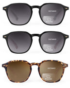LADEESSE Reading Sunglasses for Women, Stylish Reading Glasses, Lightweight Square Readers for Men & Women, Durable Reading Sunglasses for Outdoor Fishing UV400 Protection, Fashion Square Frame