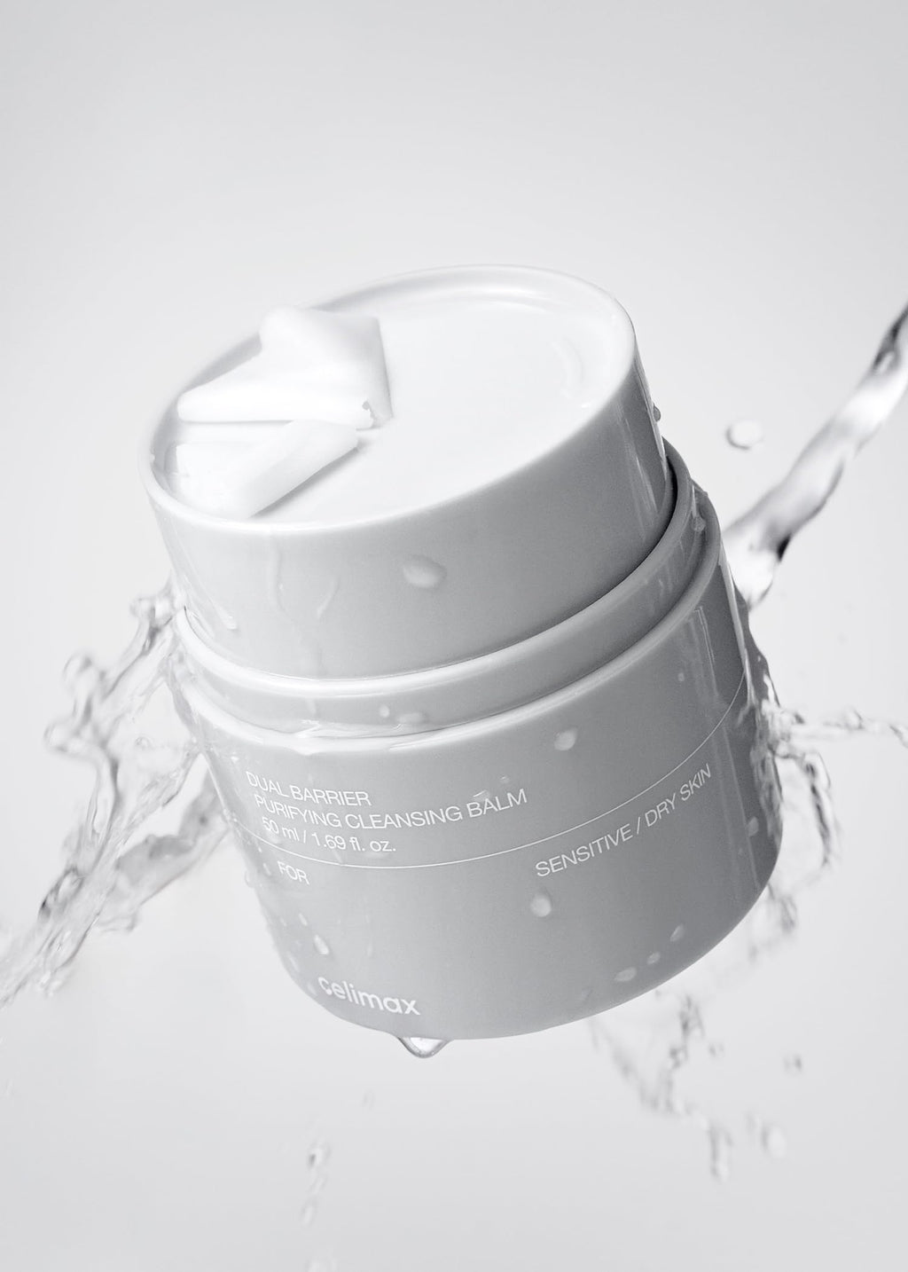 celimax Dual Barrier Purifying Cleansing Balm | with Ceramides, Waterproof Makeup Remover, Pore Cleansing, Daily Use Cleanser, Grind Container, 50ml