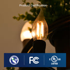 FLSNT Candelabra LED Light Bulbs, CA11 LED E12 Chandelier Light Bulbs 60W Equivalent, 2700K Soft White, 550LM, 5.5W, 90+ High CRI, AC 120V, 12 Pack, Dimmable UL,CA65 Listed.