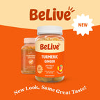 BeLive Turmeric Gummies - Curcumin with Black Pepper & Ginger Extract - 500 mg of Turmeric and Ginger Supplement for Immune Support, Healthy Skin, and Mobility - Tropical Flavor | 60 Count