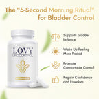 TakTuqa Lovy Urocontrol Capsules – Lovy Bladder Control Supplement with Magnesium, Cranberry & Pumpkin Seed, Herbal Blend for Men & Women, Non-GMO & Gluten Free – 60 Capsules