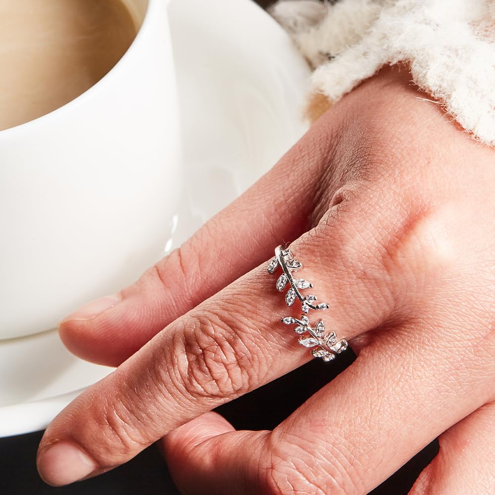 HNMZZPL Adjustable S925 Sterling Silver Ring for Women