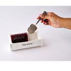 Mud Pie Can-Berry Ceramic Cranberry Serving Dish, Includes Spatula