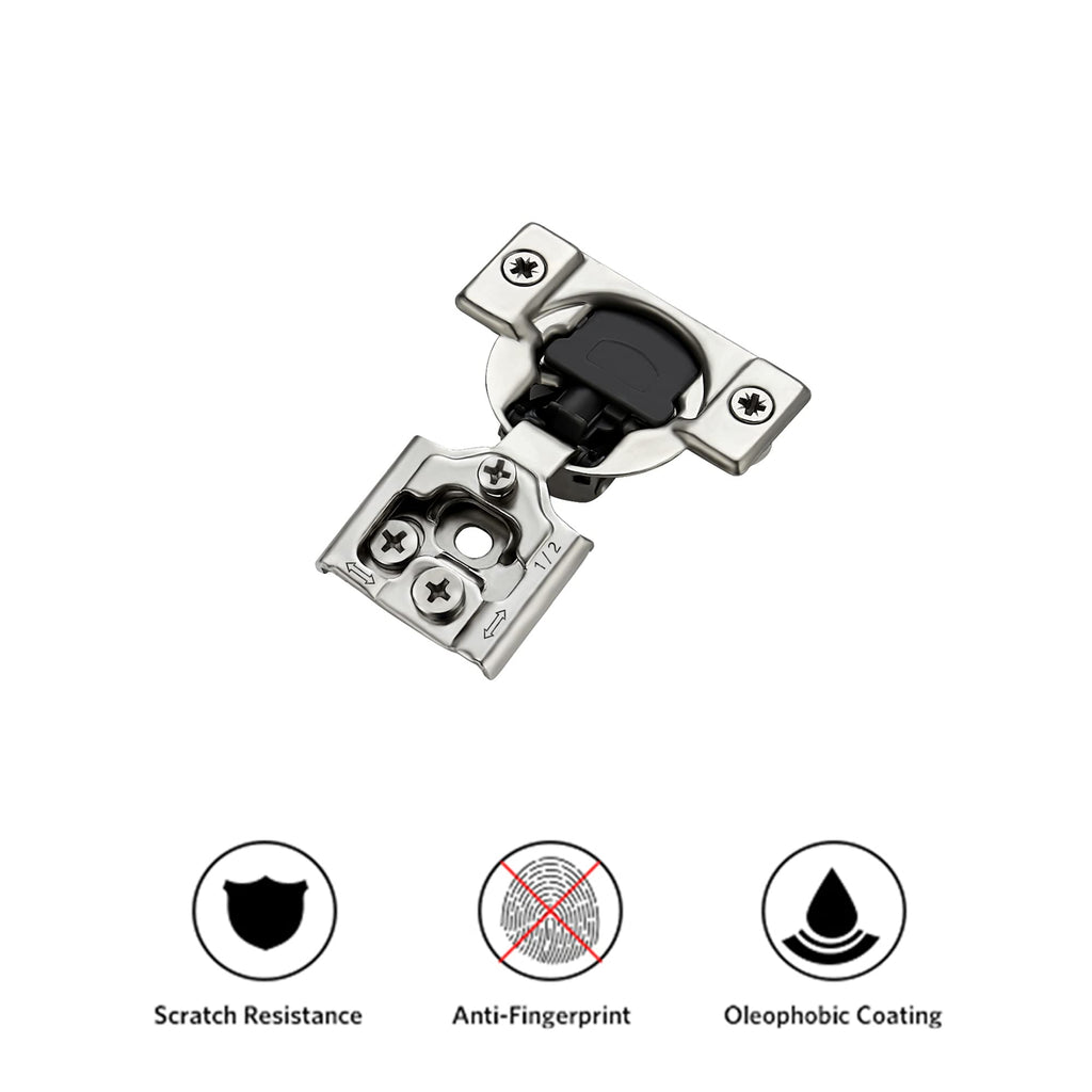 Ravinte 1/2 Inch Overlay Soft Close Hinge Kitchen Cabinet Hinges 50 Pack