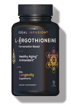 Ideal Infusion Fermentation Based L-Ergothioneine 30mg: Longevity Vitamin, Antioxidant, Anti-Aging, Heart & Brain Health, 60 Servings, Vegan