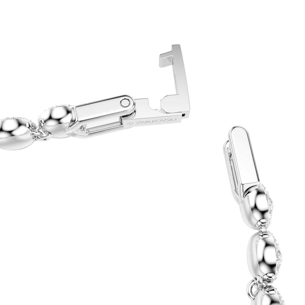 Swarovski Una Angelic Bracelet with White Crystals on a Rhodium Plated Setting