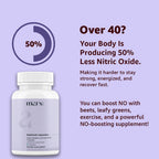 Mars Beetroot Capsules with L-Arginine, Garlic, Pomegranate & Blueberry, Nitric Oxide Booster Supplement, Pack of 2