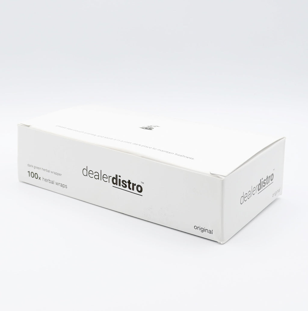 Dealer Distro Natural Hemp Wraps | Bulk Packed Flat | 4 pouches with 25 wraps each | 100 wraps per box