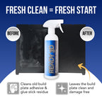 READY 3D Printer High Quality Build Plate Cleaner, Non-Toxic, No Odor, Easy Clean, Rinse-Free Formula, Includes 12"x12" Microfiber Cleaning Towel (Build Plate Cleaner and PTFE 3D Printer Lubricant)