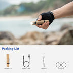 WUBEN C3 Flashlight 1200 High Lumens Rechargeable Flashlights 6 Modes Super Bright IP68 LED Tactical Flashlight for Camping, Home, Emergenc, Inspection, Repair, Tool Gifts for Men(Khaki)