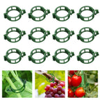 100pcs Plant Support Clips, Plastic Clips for Climbing Plants (100, Green)