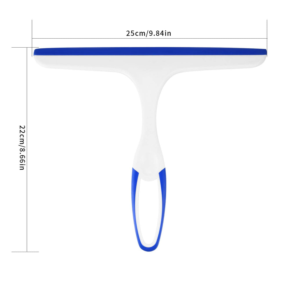 10 Pcs Shower Squeegee for Shower Glass Doors,Car Window Windshield Mirror Tile Cleaner Cleaning Wiper Squeegees Tool with Hook, Window Cleaning Shower Glass Squeegees