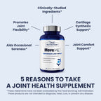 1MD Nutrition MoveMD - Health Supplement for Joint Discomfort & Support - Our Collagen Pills are Skillfully Formulated for Women & Men w/Hyaluronic Acid & Astaxanthin