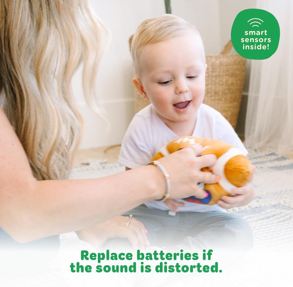 Move2Play, Hilariously Interactive Toy with Music & Sound Effects | Birthday Gift for Boy & Girl | Ball for Toddler & Baby | Indoor/Outdoor | 1, 2, 3+ Year Old