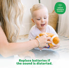 Move2Play, Hilariously Interactive Toy with Music & Sound Effects | Birthday Gift for Boy & Girl | Ball for Toddler & Baby | Indoor/Outdoor | 1, 2, 3+ Year Old